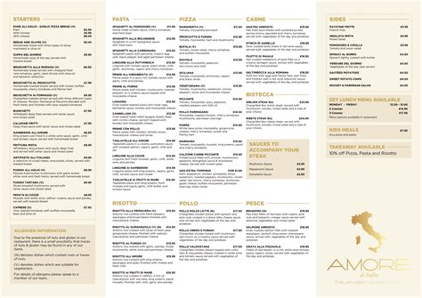 a’mare menu|amare restaurant menu.
